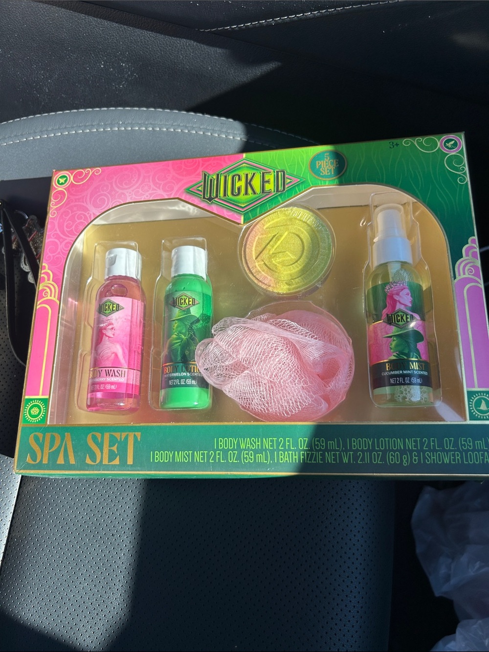Kids Spa Set - Pink & Green Bath Gift Set